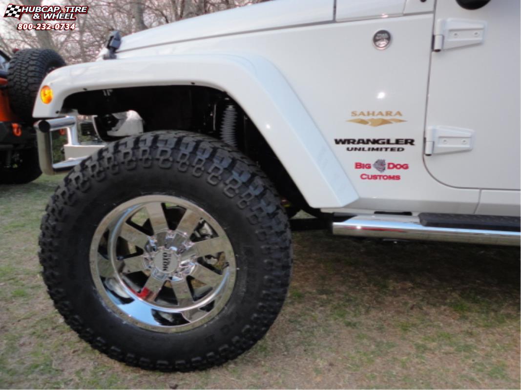 vehicle gallery/jeep wrangler moto metal mo962  Chrome wheels and rims